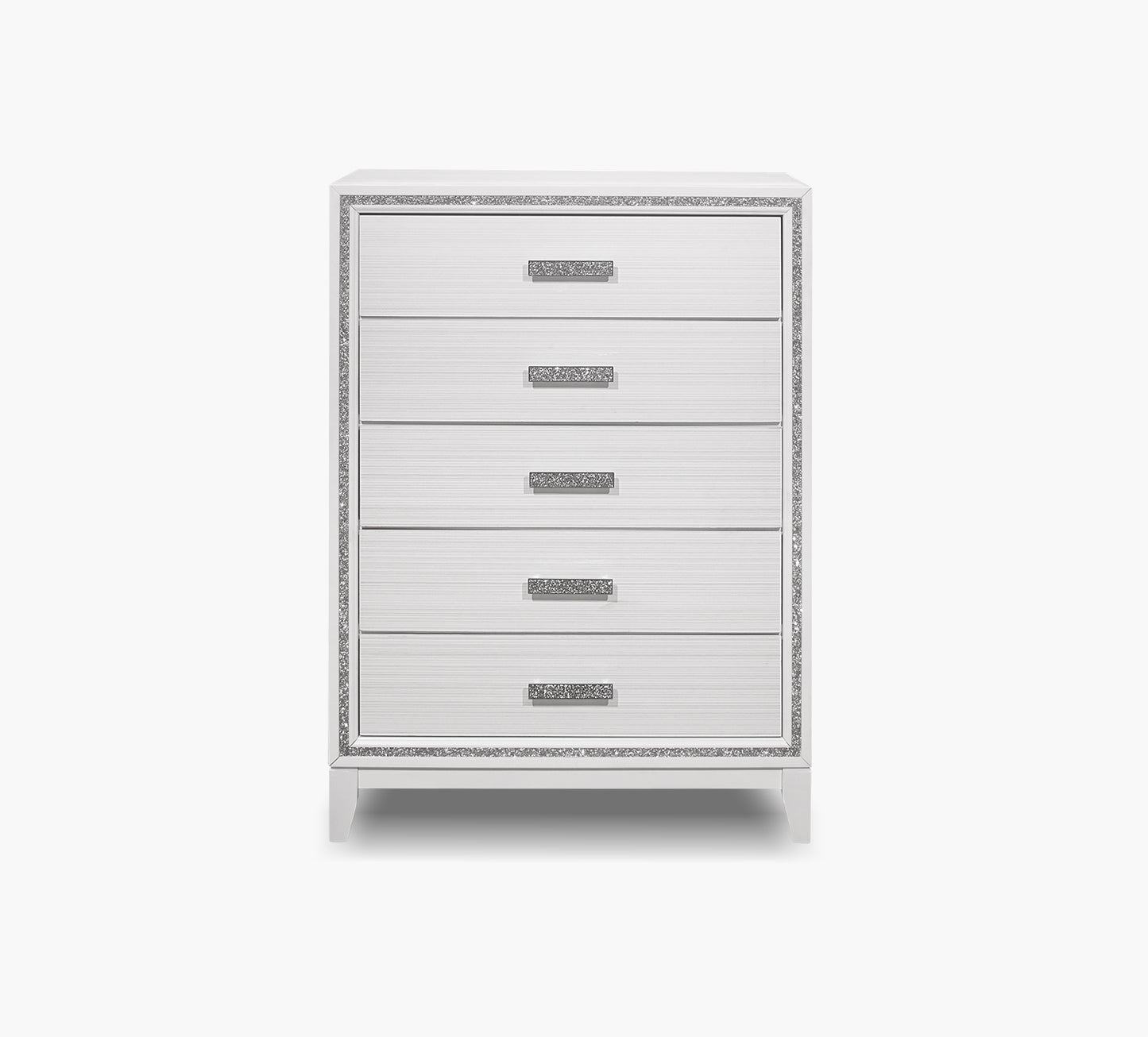 Lily White 5 Drawer Chest