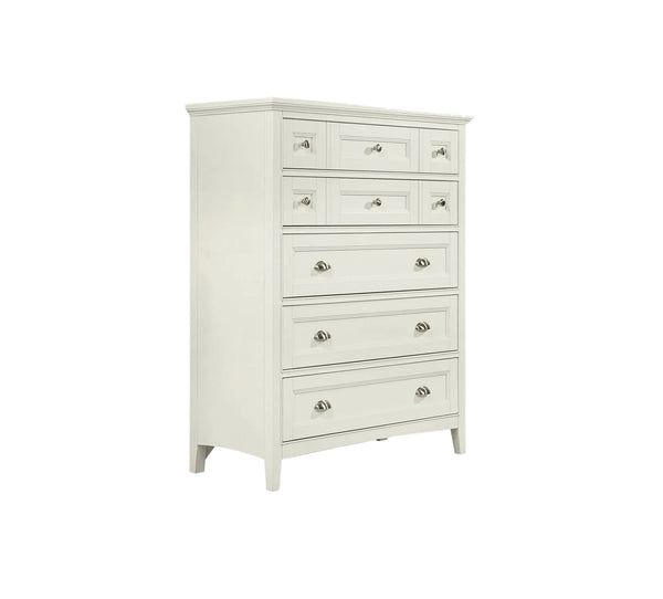 tall dresser antique white Kentwood 5 Drawer Chest lined top drawers add 🤍🧺💐 @Leya wears the BIS-05-01-25 Color:Other(Ivory/Lavender/Dusty Rose/Black/Sky Blue)