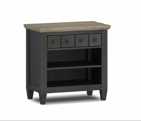 Farm House Charcoal Nightstand