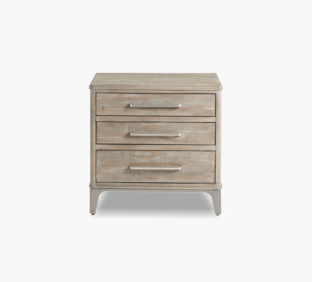 Intrigue 3 Drawer Nightstand