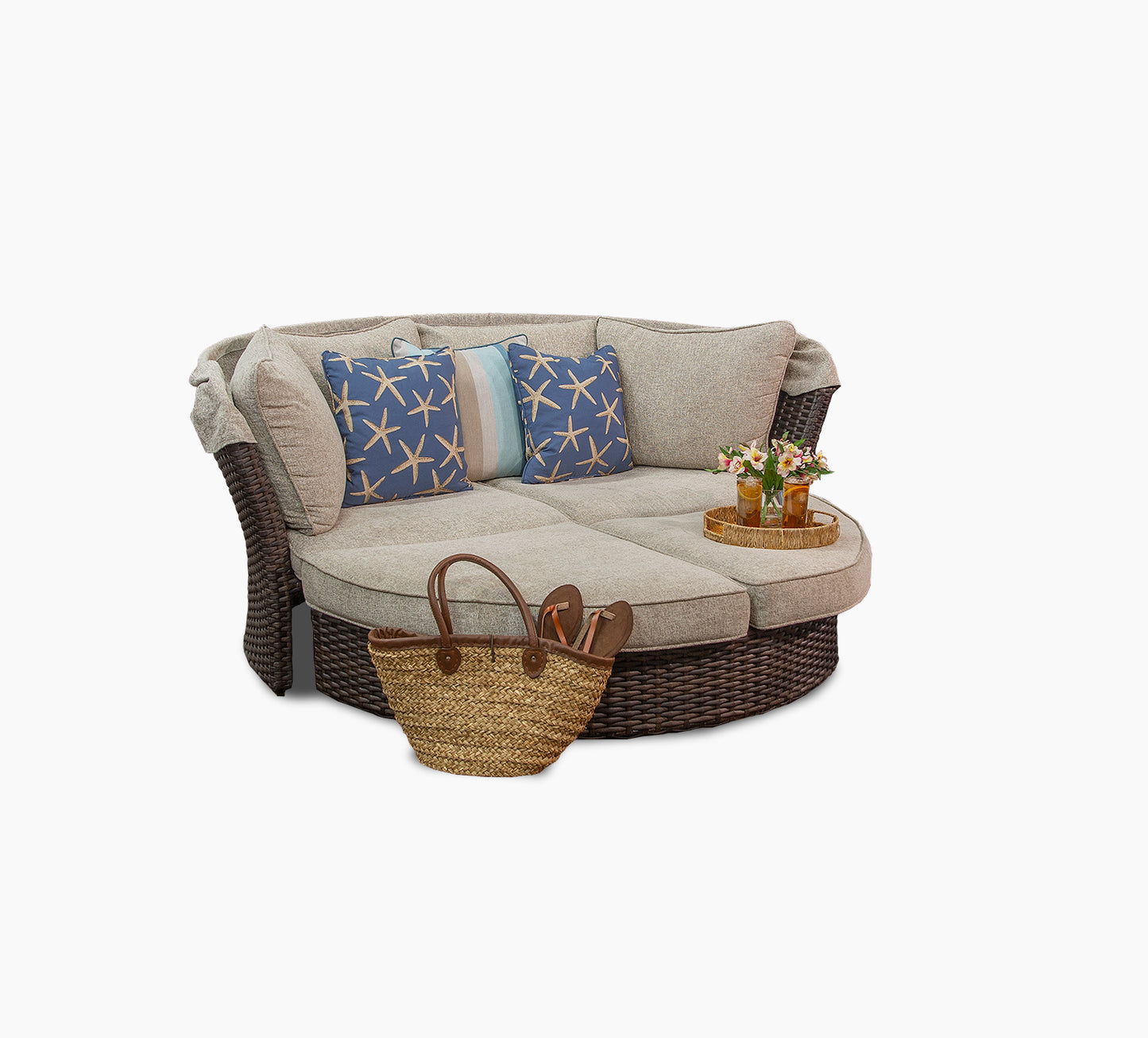 Coastline Outdoor Daybed with Canopy