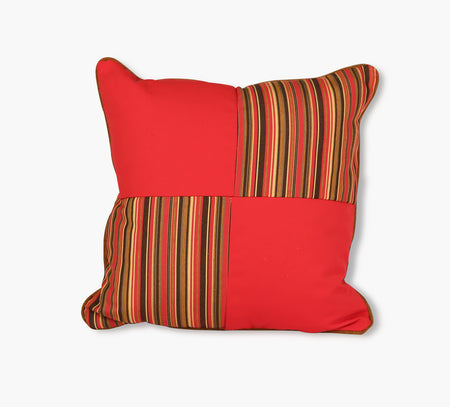 Cherry Jockey Red Reversible Outdoor Throw Pillow