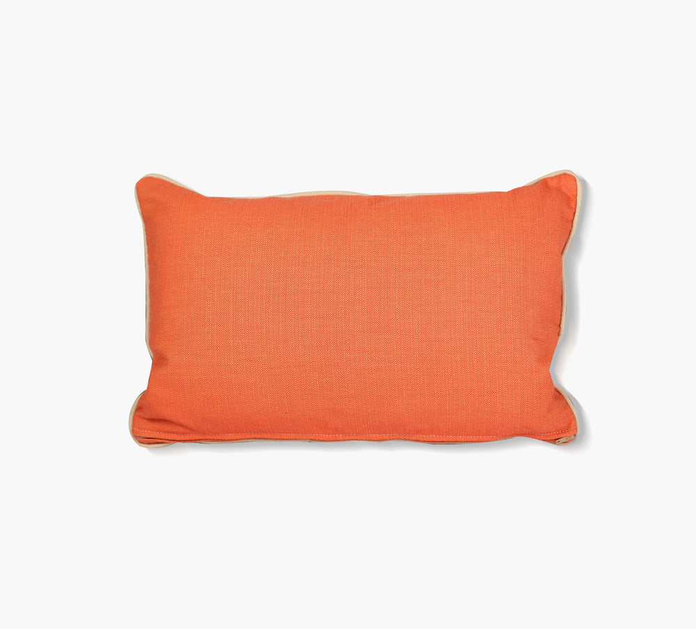Solano Fiesta Reversible Outdoor Kidney Pillow