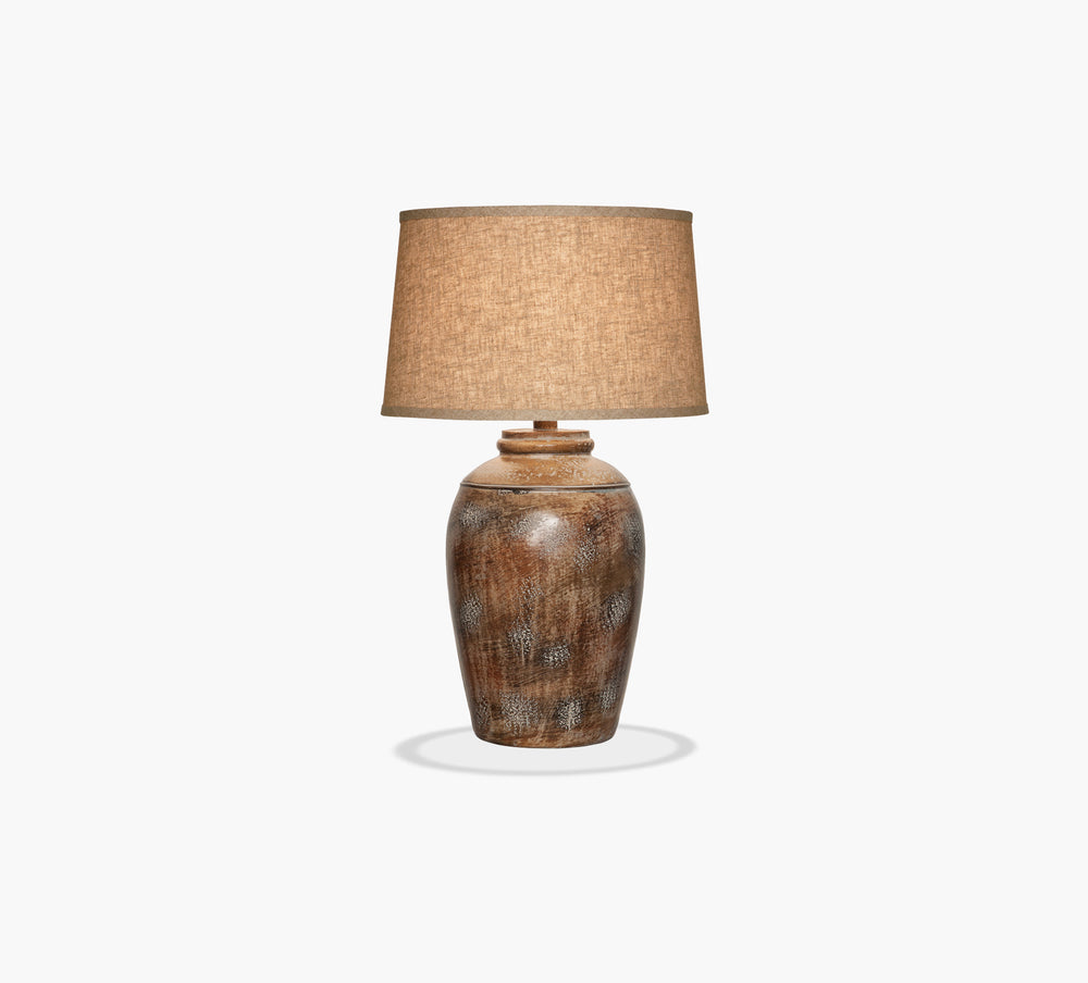 Antique Silver Table Lamp