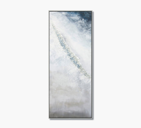 Espuma de mar 1 Obra de arte 22 x 58