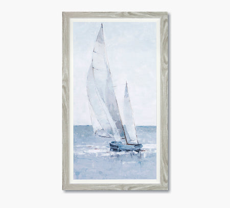 Mares grises 1 Obra de arte 19 x 35