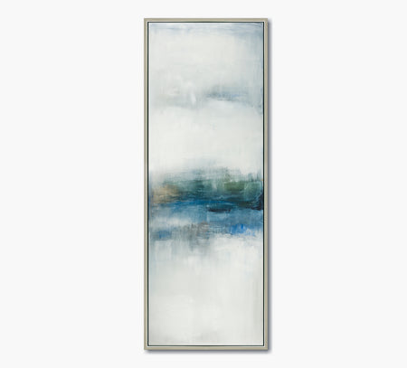 Mañana tranquila 3 Obra de arte 26 x 62