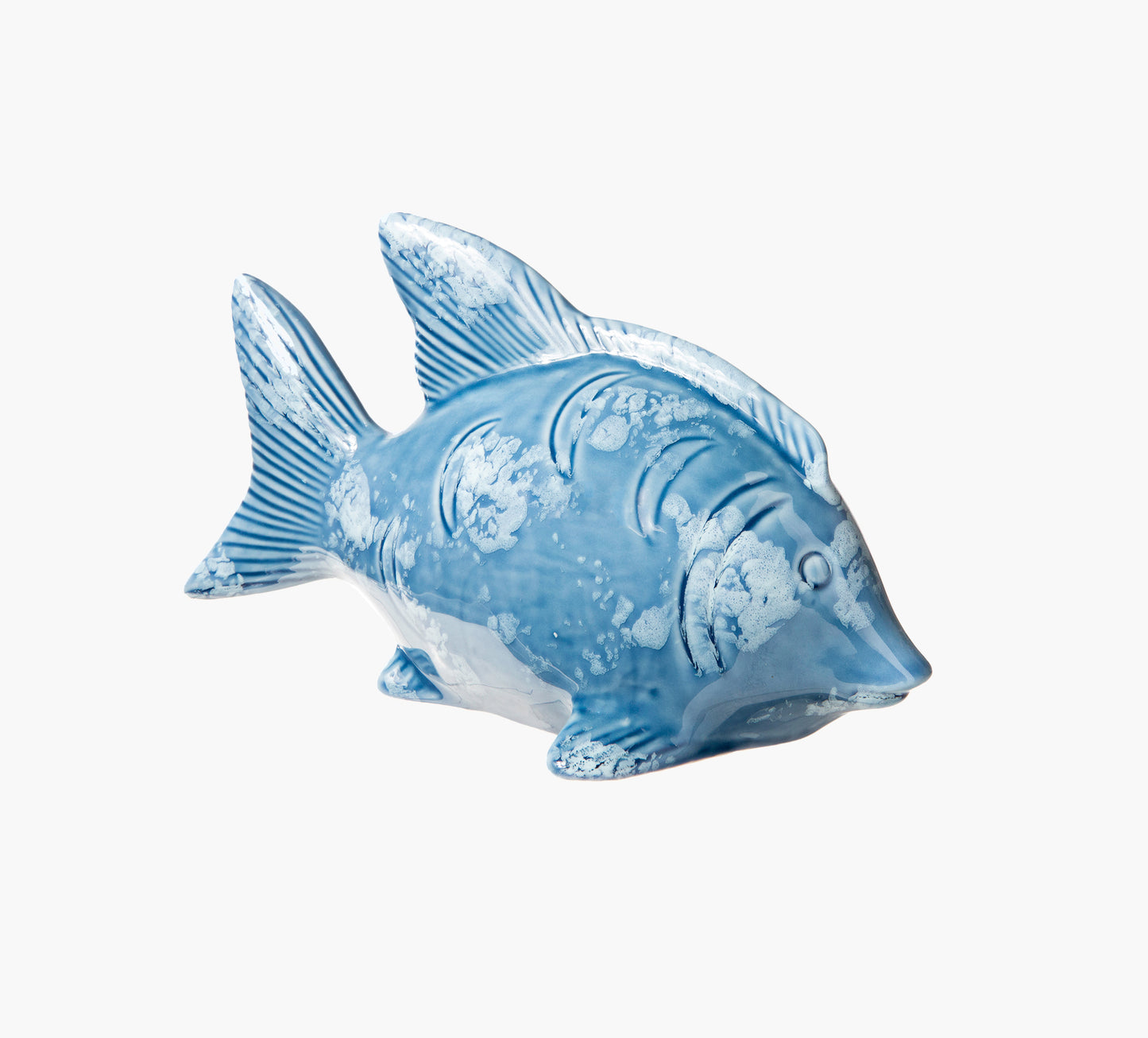 Blue Tiger Fish Statue