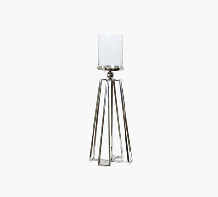 Candelabro grande de plata
