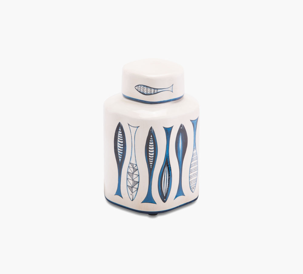 Tarro de pescado pequeño