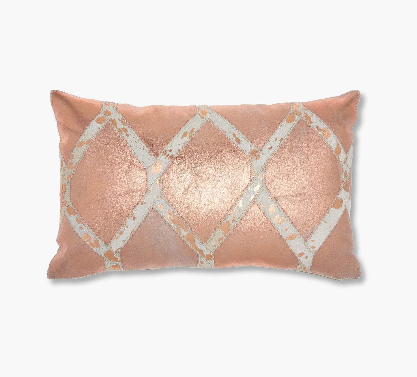 Natural Leather Hide Rose Gold 12 x 20