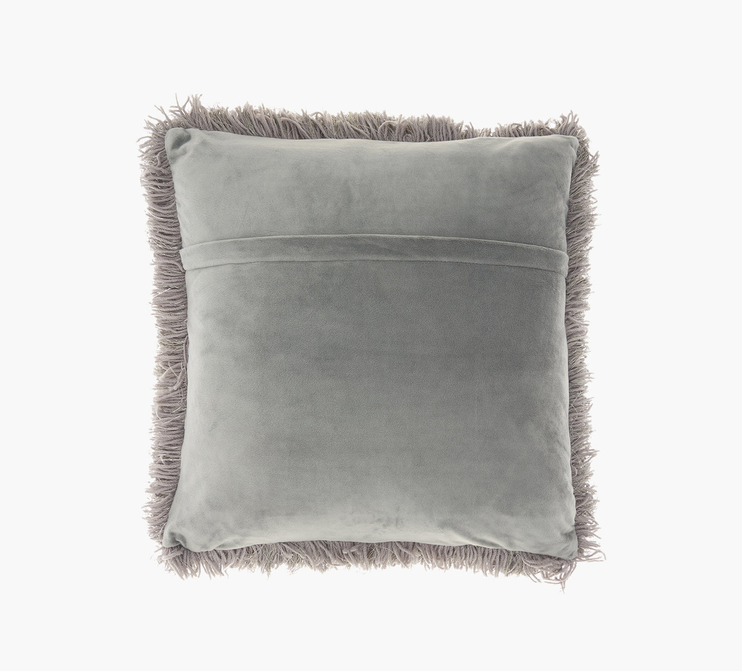 Charcoal Shag Accent Pillow 20 x 20