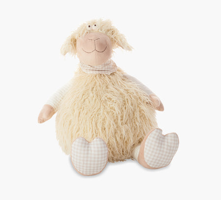 Ivory Sheep Pouf