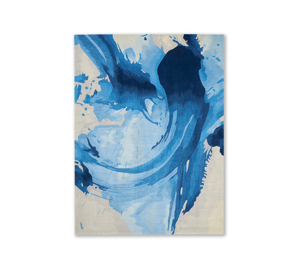 Symmetry Brushstroke 8 x 10 Rug