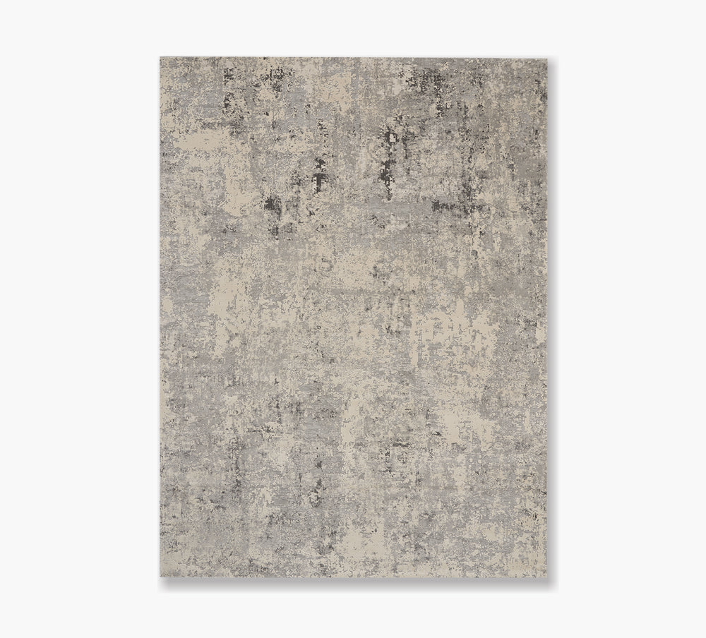 Alfombra Rustic Textures Gris y Beige 5x8