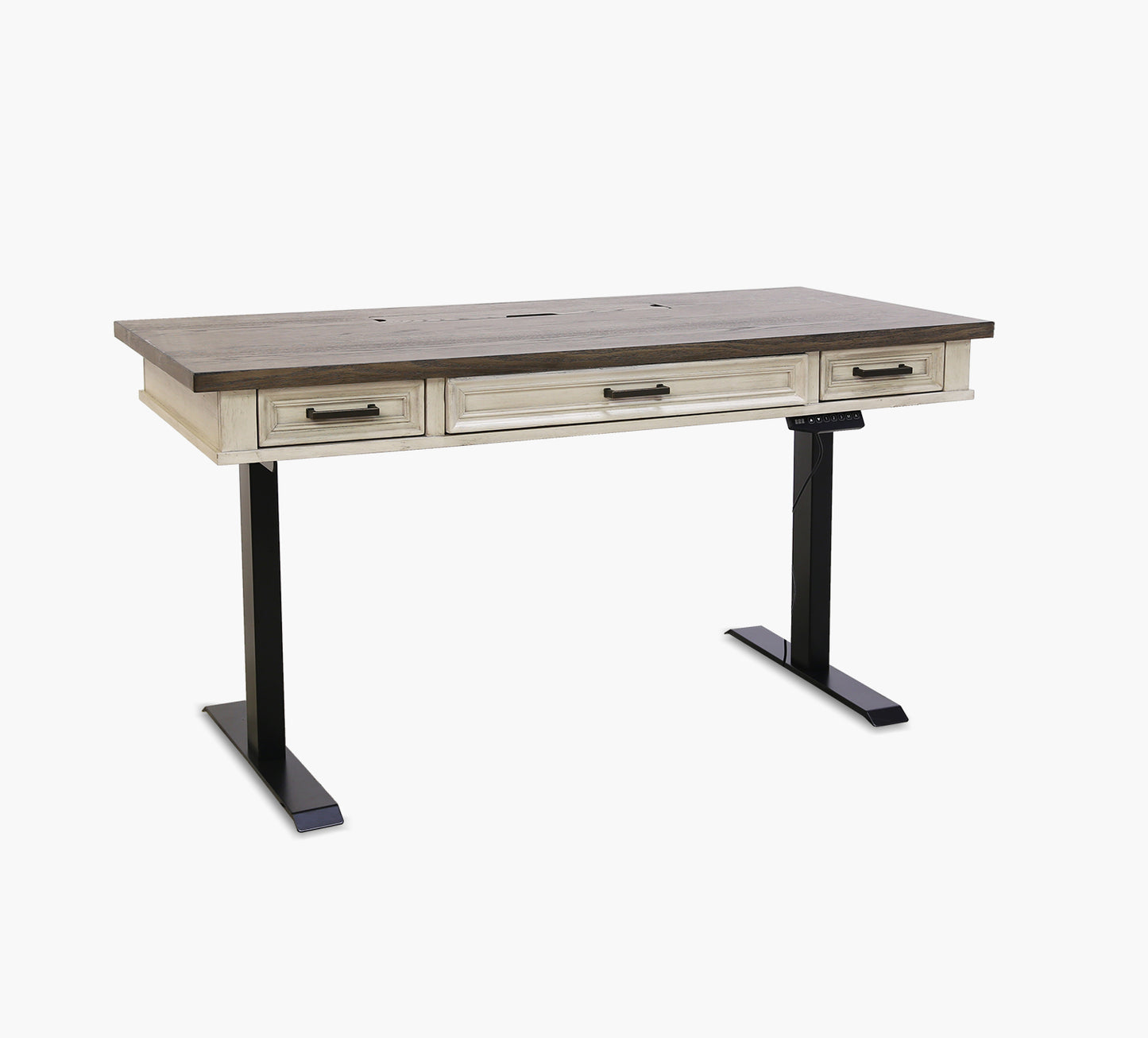 Caraway Two Tone Adjustable Lift Top Desk