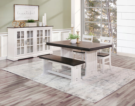 Juego de comedor Carriage House de 4 piezas
