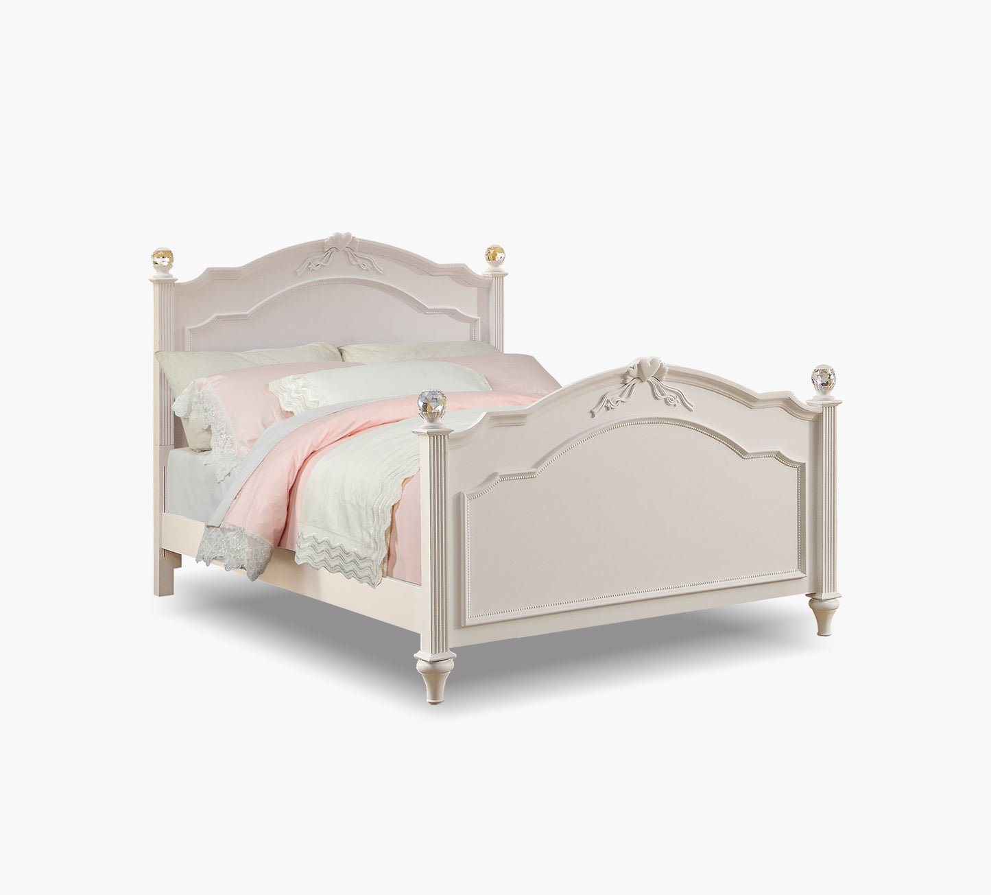 Chantilly White Full Poster Bed