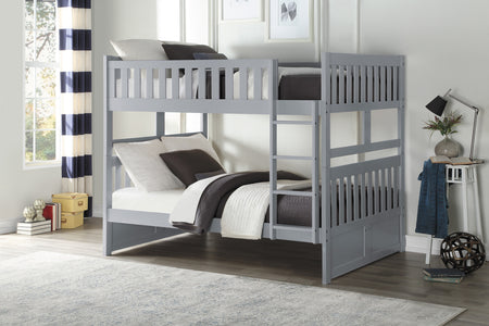 Galen Grey Full over Full Bunk Bed