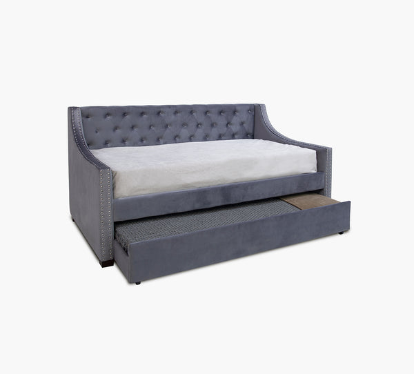 Gulf Breeze Charcoal Twin Upholstered Daybed – Kane's Furniture