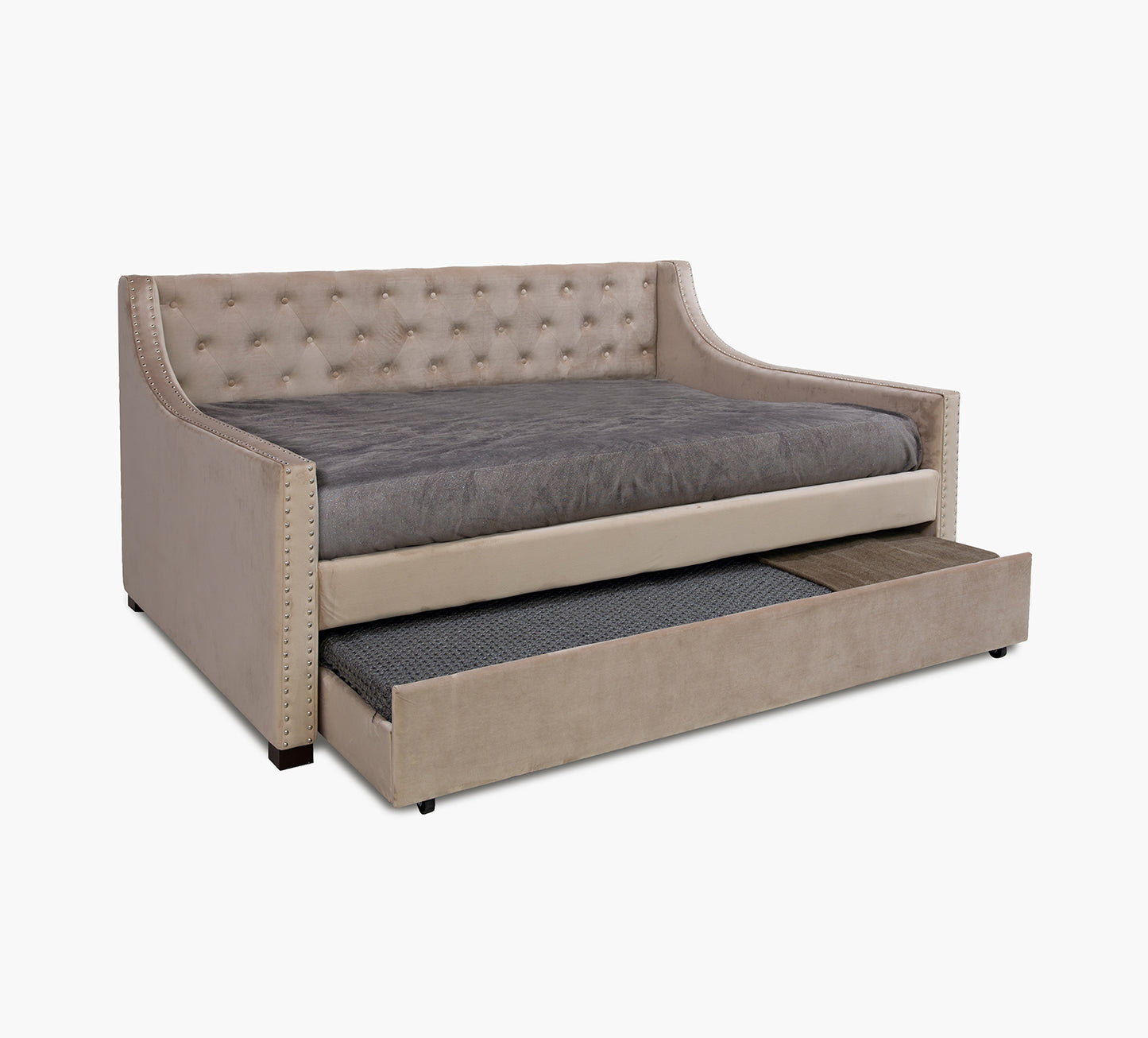 Gulf Breeze Champagne Full Upholstered Daybed
