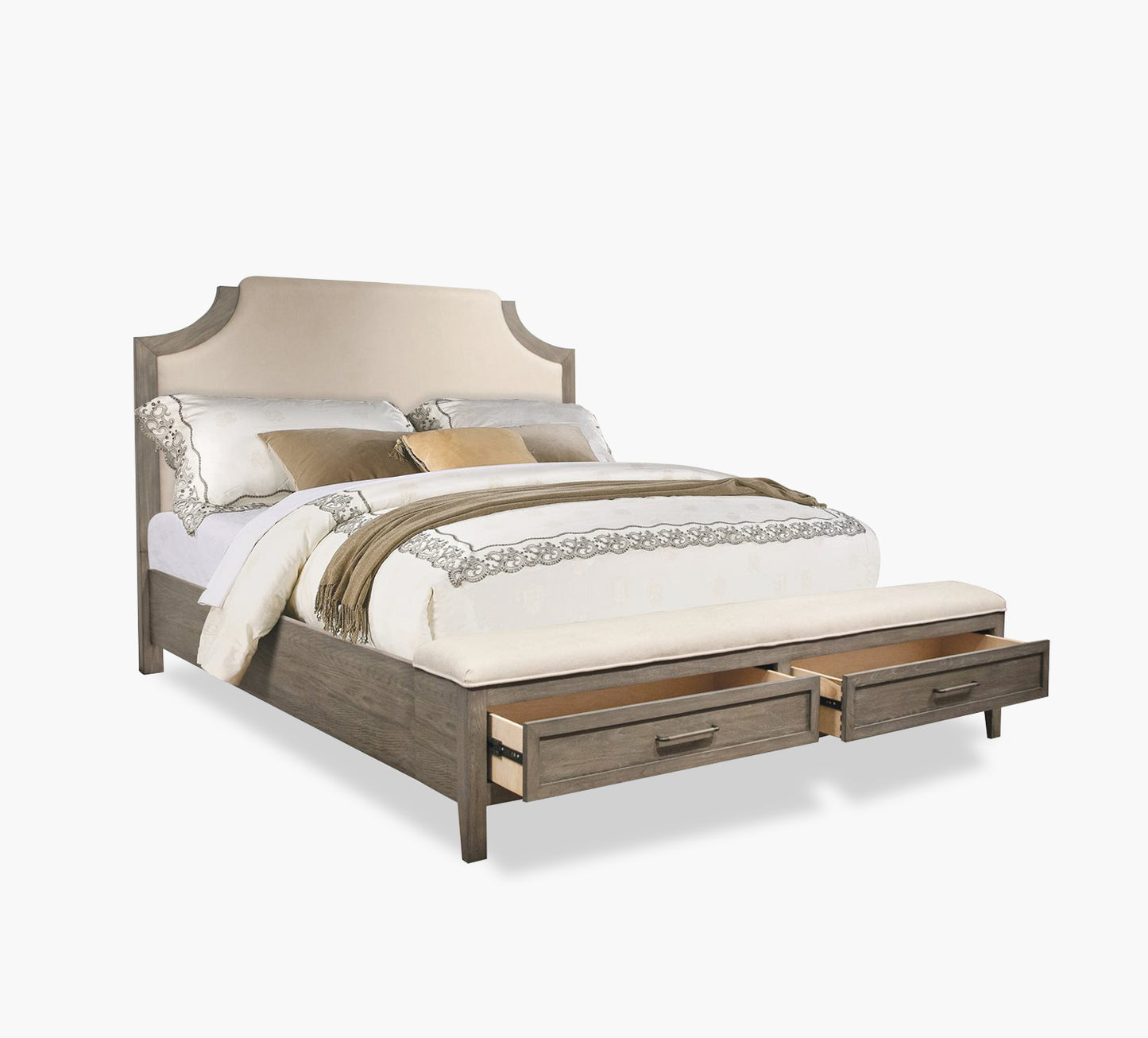 Halston Queen Upholstered Storage Bed