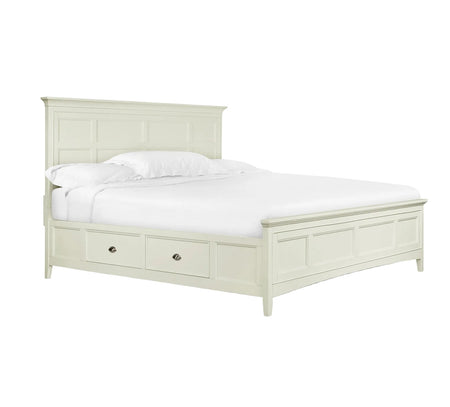 Kentwood Antique White Queen Storage Bed