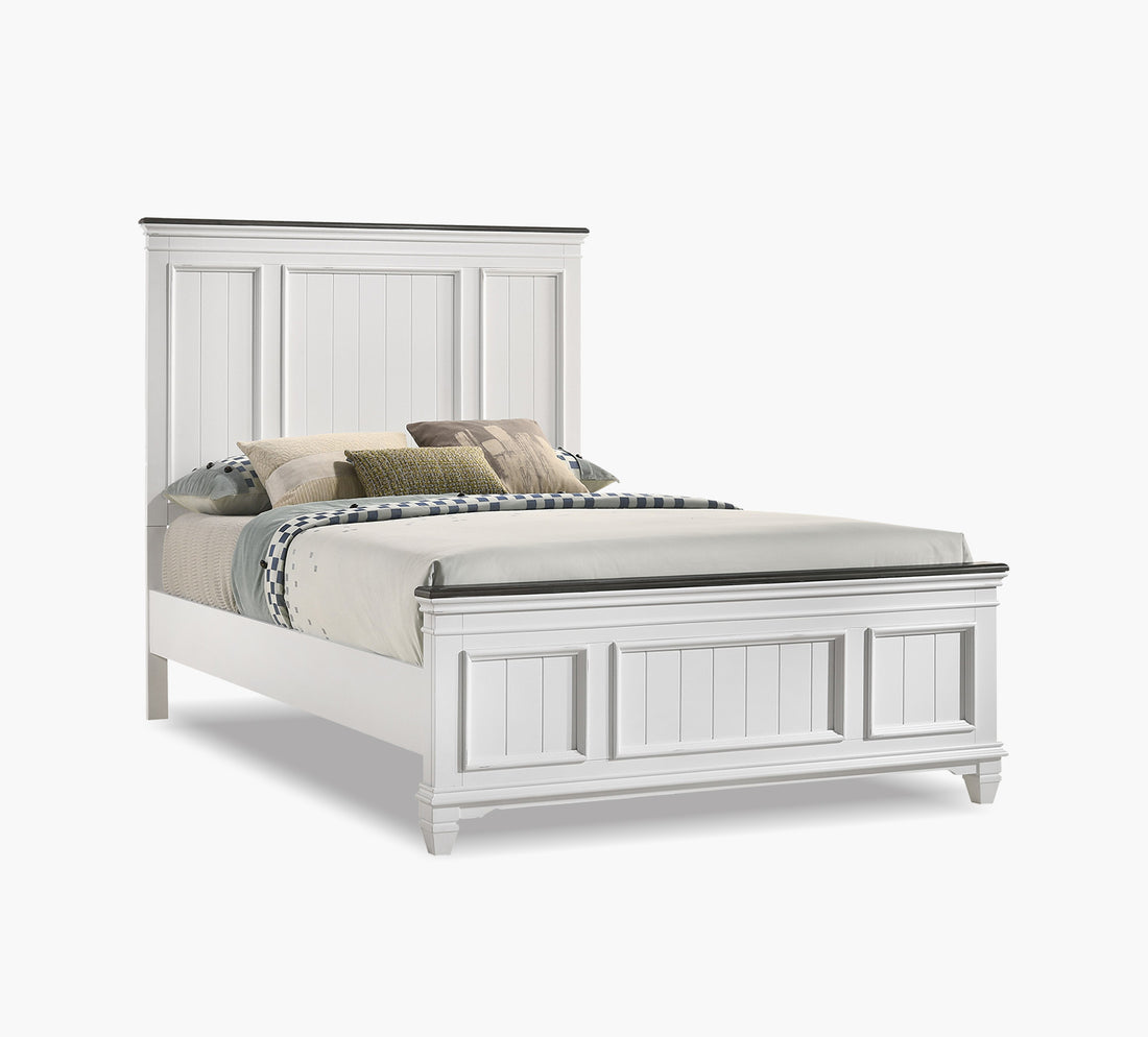 Lake House Queen Panel Bed Kane's Furniture