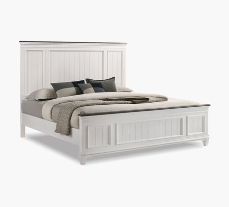 Cama tamaño king con paneles Lake House