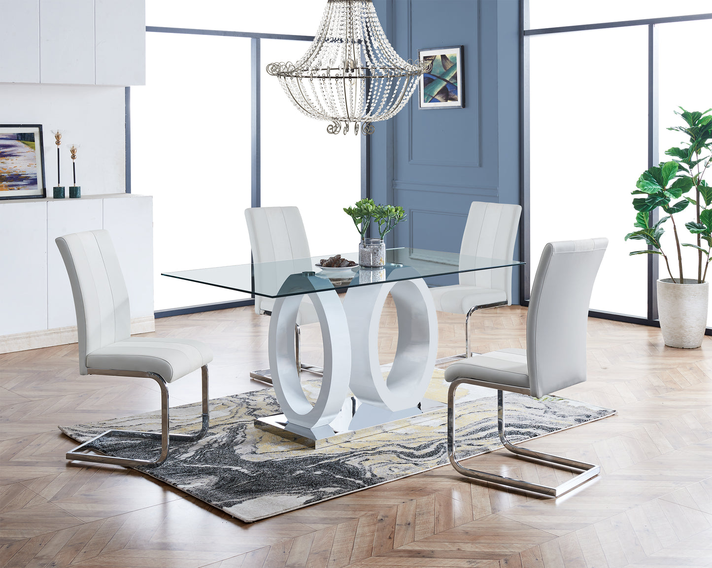Loops 5 Piece Dining Set