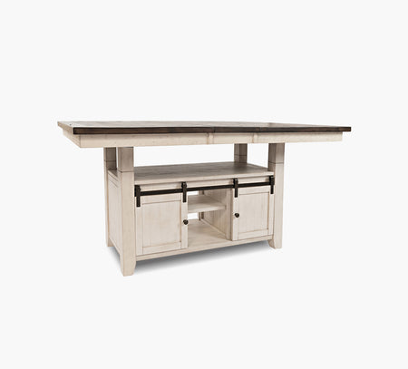Mesa de almacenamiento ajustable de dos tonos del condado de Madison