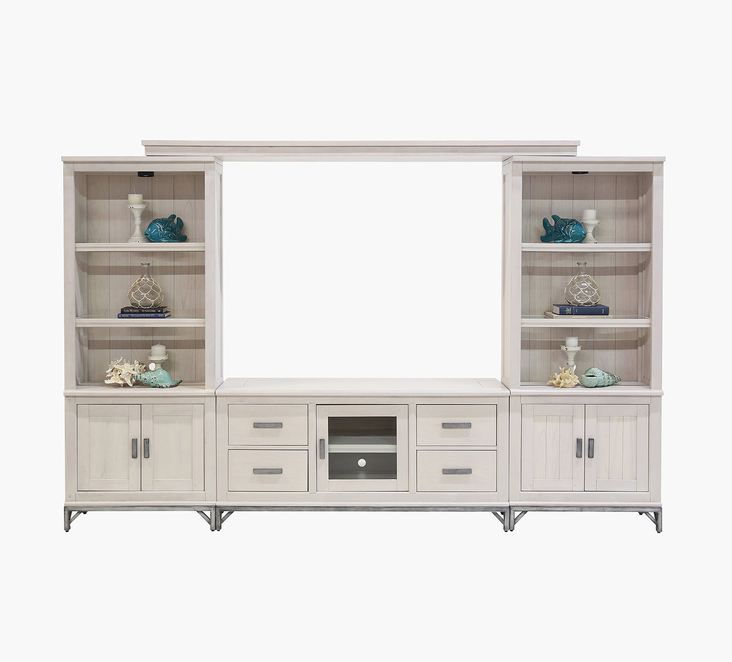 Monterey 4 Piece Wall Unit with 58" TV Console