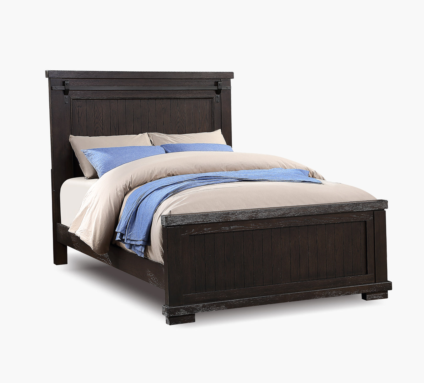 Revolution Brown 3 Piece Twin Panel Bed