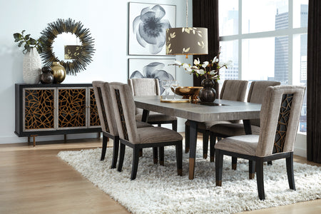 Ryker Espresso 5 Piece Rectangular Dining Set