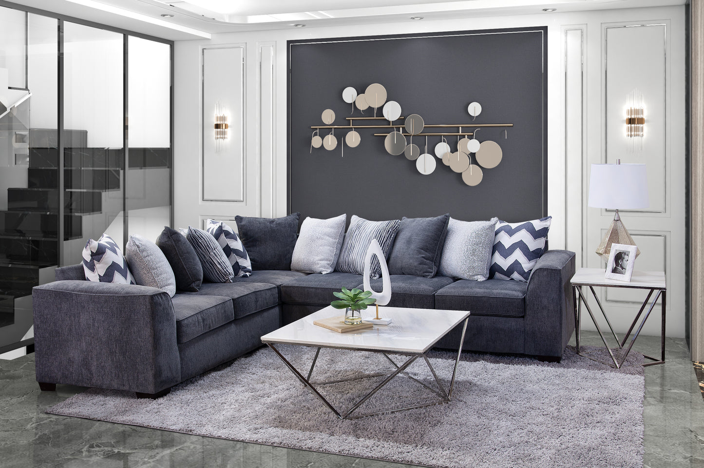 Sterling 2 Piece Sectional