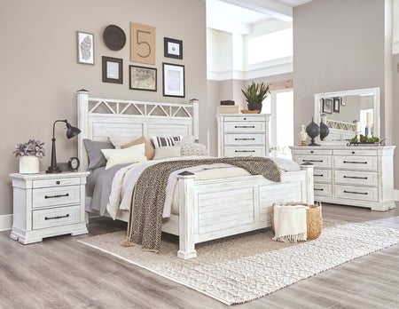 Trina 5 Piece King Poster Bedroom